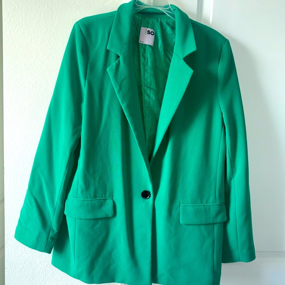 Green blazer